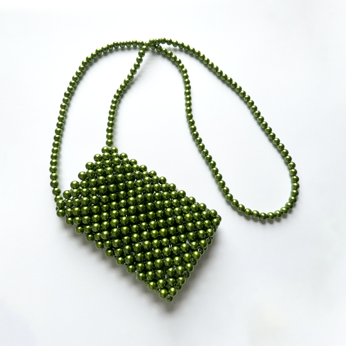 Phone Pouch in Forest Metallic