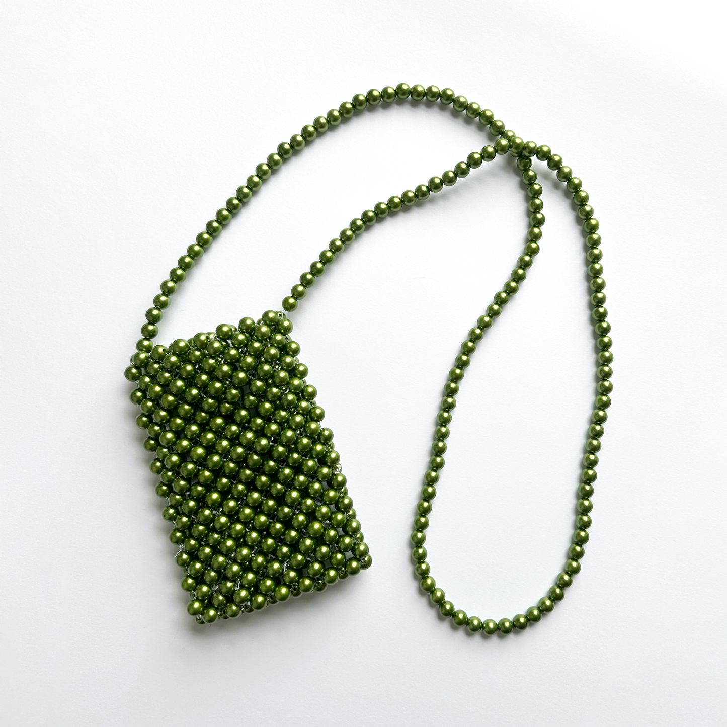 Phone Pouch in Forest Metallic