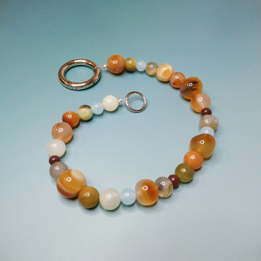 Bag Charm - Mixed Gemstones